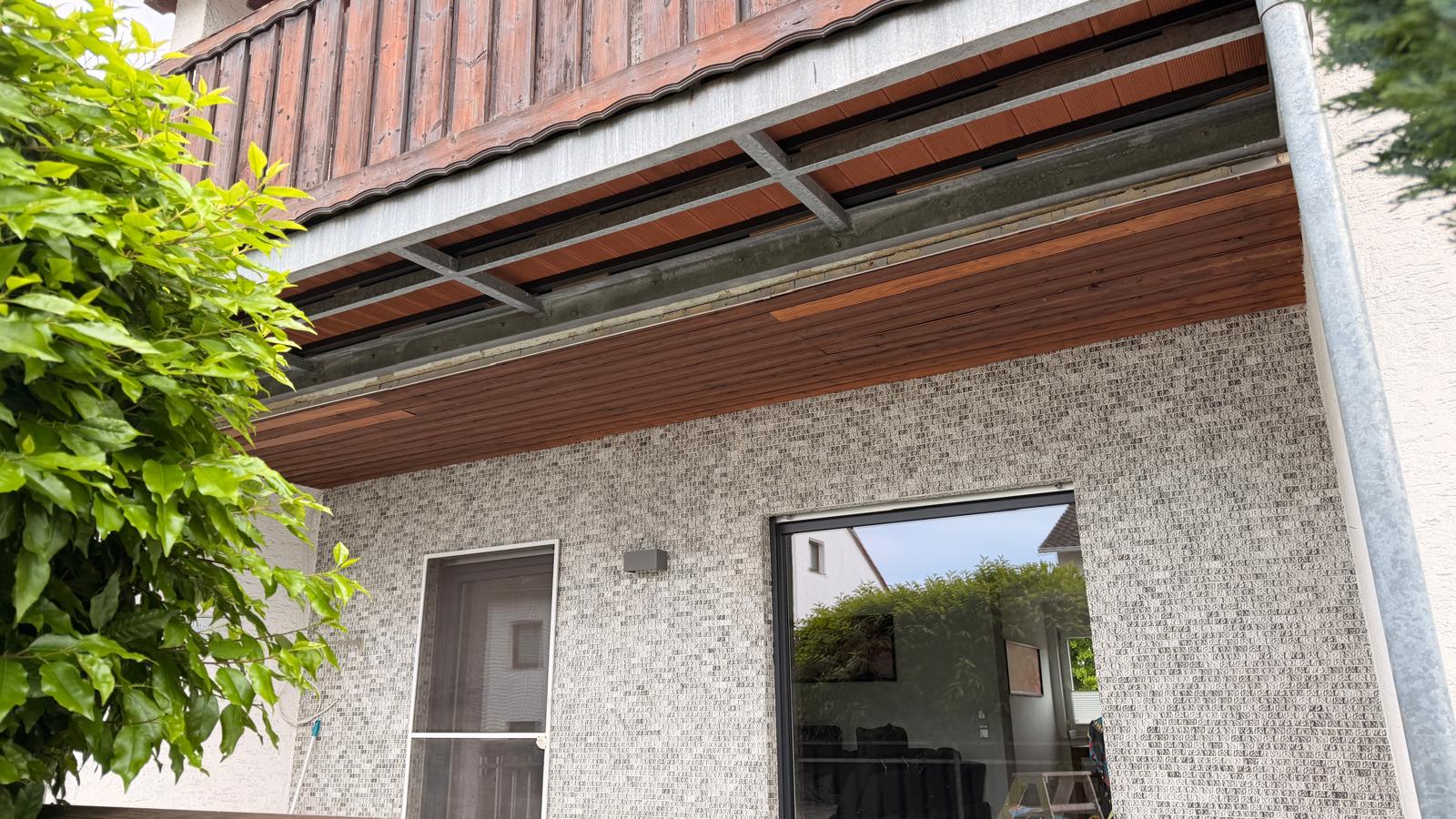 Alter Balkon vor dem Umbau